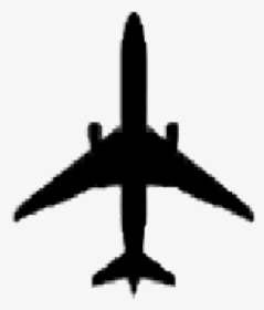 Airplane Boeing 737 Silhouette Clip Art - Silhouette Airplane Clipart, HD Png Download, Free Download