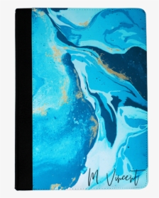 Blue Marbled Paint Ipad Air Case" title="blue Marbled - Painting, HD Png Download, Free Download