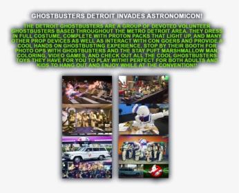 Ghostbusters Detroit Page - Event, HD Png Download, Free Download