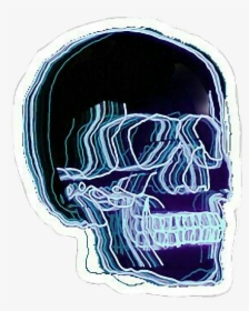 #skeleton #rock #face #party #partyhead - Stickers Trippy, HD Png Download, Free Download