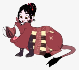 Vanellope Dressed As Pumbaa - Portable Network Graphics, HD Png Download, Free Download