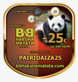 **** B&b Hakuna Matata - Panda, HD Png Download, Free Download