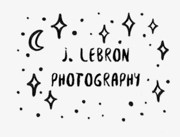 Lebron Photography - Mond Und Sterne Gezeichnet, HD Png Download, Free Download