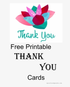 Free Printable Thank You Cards - Poster, HD Png Download, Free Download