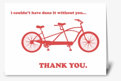 Thank You Bicycle Greeting Card - Himachal Pradesh Gramin Bank, HD Png Download, Free Download