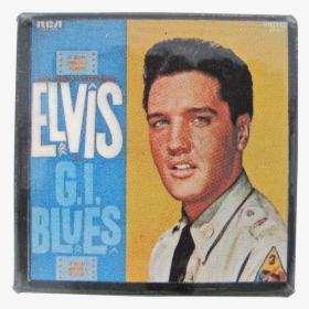 Elvis Gi Blues Music Button Museum - Elvis Presley Gi Blues Vinyl, HD Png Download, Free Download