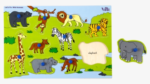 Transparent Wild Animals Png - Montessori Sensorial Materials, Png Download, Free Download