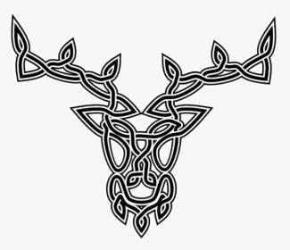 Deer Celtic Knot Celts Tattoo - Celtic Stag Tattoo Design, HD Png Download, Free Download