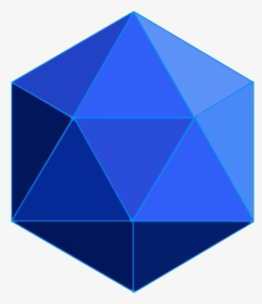 Blue Icosahedron, HD Png Download, Free Download