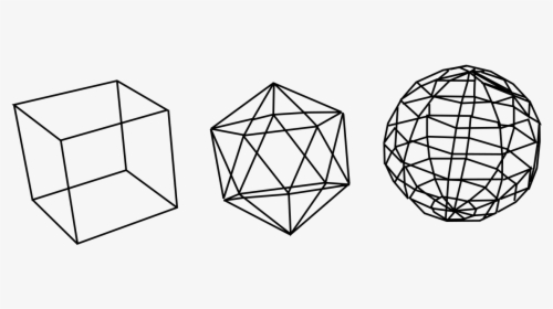 Icosahedron Png , Png Download - Wire Frame Modeling, Transparent Png, Free Download