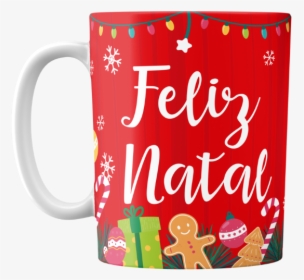Feliz Natal Presentes - Coffee Cup, HD Png Download, Free Download