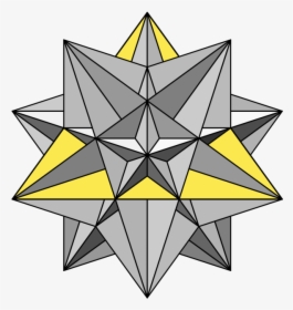 Worksheet, File Great Icosahedron Gray Yellow Face - Kepler Poinsot Solids, HD Png Download, Free Download