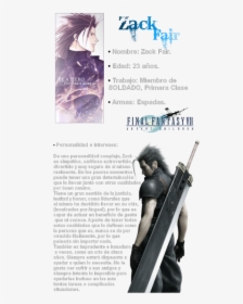 Zack Final Fantasy Png, Transparent Png, Free Download