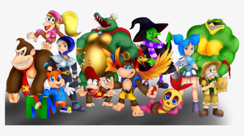 Rare - Conker Smash Bros, HD Png Download, Free Download