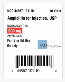 Ampicillin 500 Mg Iv, HD Png Download, Free Download
