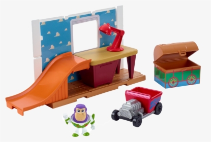 We Found These Adorable Play Sets At Toys R Us, And - Toy Story Room, HD Png Download, Free Download