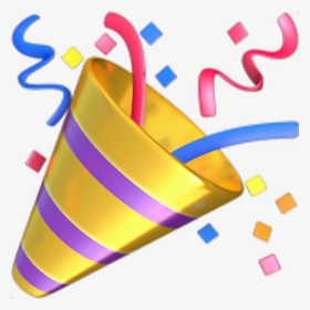 Party Popper Emoji Png - Party Emoji Png, Transparent Png, Free Download