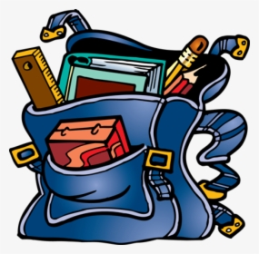 Transparent Back To School Clipart Png - Full School Bag Clipart, Png Download, Free Download