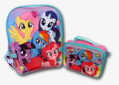 My Little Pony Girls School Backpack Lunch Box Set - Rainbow Dash, HD Png Download, Free Download