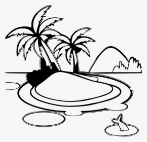 Island Clipart Drawing, HD Png Download, Free Download