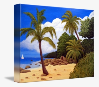 Transparent Tropical Island Clipart - Tropical Island Beach, HD Png Download, Free Download