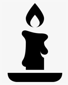 Cliparts For Free - Candle Sticker Black And White, HD Png Download, Free Download