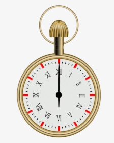 Pocket Watch, Clock, Isolated, Time, 12 O"clock - Pocket Watch Alice In Wonderland, HD Png Download, Free Download