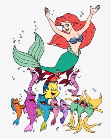 Ariel Under The Sea Clipart, HD Png Download, Free Download