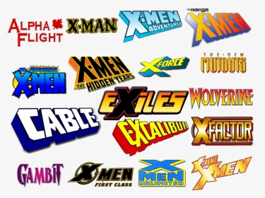 Xmen Logo Comic - All X Men Logos, HD Png Download, Free Download