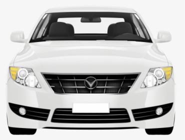White Car Front View, HD Png Download, Free Download