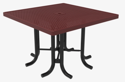 Honeycomb Steel Square Patio Table - Garden Furniture, HD Png Download, Free Download