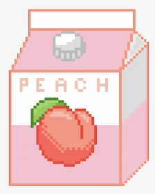 Peach Fruit Pixel Art Hd Png Download Kindpng