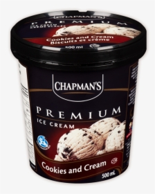 Chapman"s Premium Cookies & Cream Ice Cream - Ice Cream, HD Png Download, Free Download