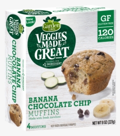 Banana Chocolate Chip Muffins"    Data Image Id="4212638187589"  - Veggies Made Great Muffins, HD Png Download, Free Download