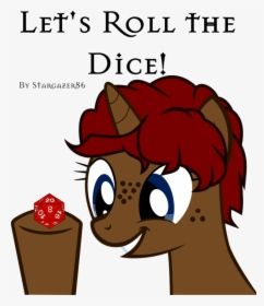 Let"s Roll The Dice By Twilightagape - Cartoon, HD Png Download, Free Download