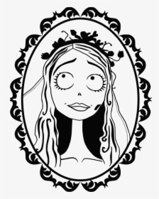 Corpse Bride - Corpse Bride Emily Silhouette, HD Png Download, Free Download