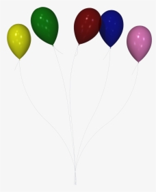 Ballon Drawing Birthday Balloon - Birthday Balloons Render, HD Png Download, Free Download