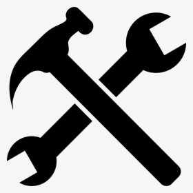 Spanners Hammer Tool Computer Icons - Hammer And Wrench Logo, HD Png Download, Free Download