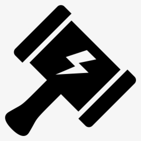 Transparent Hammer Clipart Black And White - Thor Logo No Background, HD Png Download, Free Download