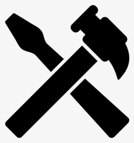Hammer And Screwdriver Tools Cross Svg Png Icon Free - Hammer And Screwdriver Icon, Transparent Png, Free Download