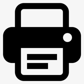 Windows 10 Tip - Black Printer Icon Png, Transparent Png, Free Download