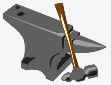 Blacksmith Anvil Hammer - Anvil And The Hammer, HD Png Download, Free Download