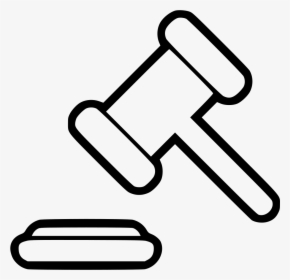 Transparent Hammer Clipart Black And White - Legal Hammer Icon Png, Png Download, Free Download