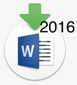 Logo Microsoft Word 2016, HD Png Download, Free Download
