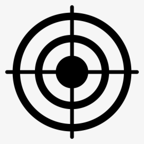 Target - Bullseye Black And White, HD Png Download, Free Download