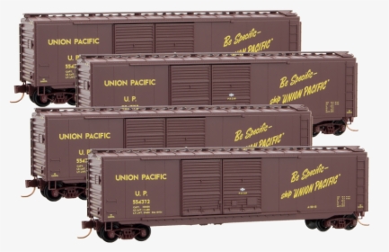 50’ Standard Boxcar - N Scale Boxcars, HD Png Download, Free Download
