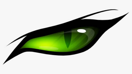 Green Eyes Clipart Cat Eye - Transparent Green Cat Eyes, HD Png Download, Free Download