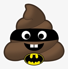 Batman Poop Emoji, HD Png Download, Free Download
