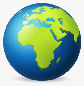 Download Earth Globe Europe Africa Emoji Image In Png - World Emoji Png, Transparent Png, Free Download