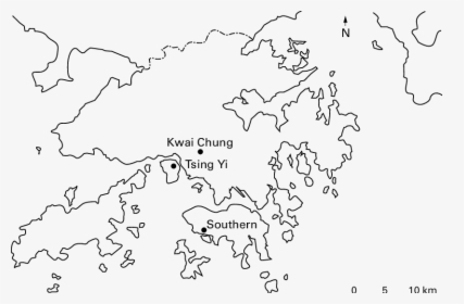 Kwai Chung Hong Kong Map, HD Png Download, Free Download